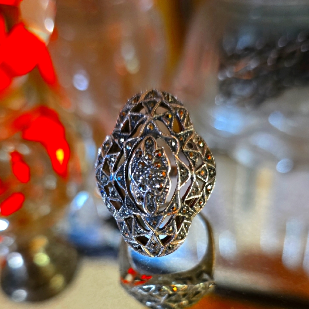 Vintage Marcasite Ring